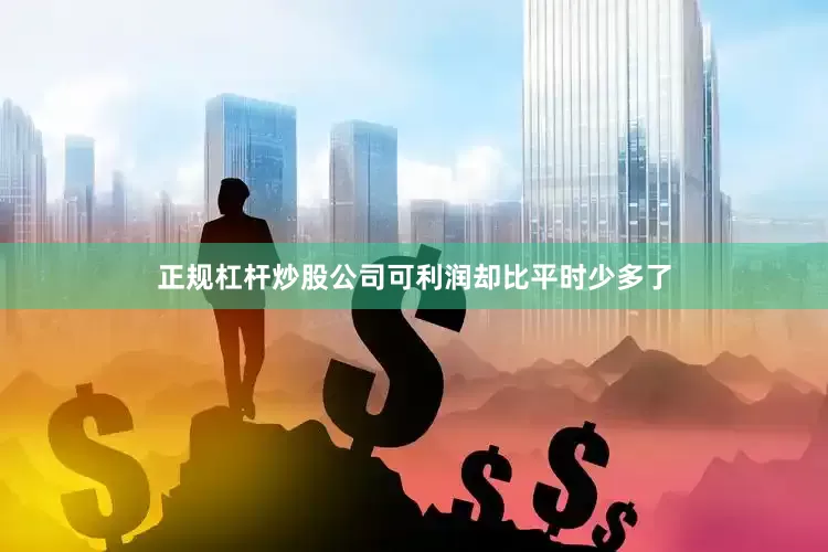 正规杠杆炒股公司可利润却比平时少多了
